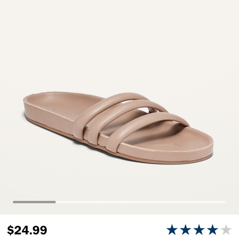 OLD NAVY FAUX LEATHER SANDALS 🩴